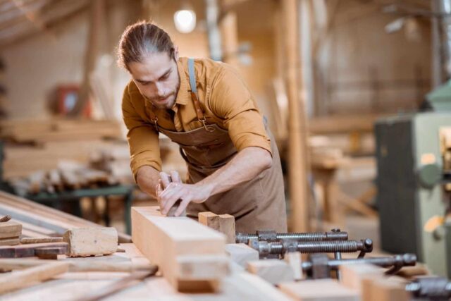 Etabli pour atelier de bricolage