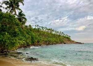 la plage en Sri Lanka