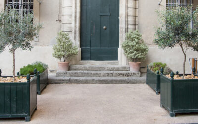 caisse à oranger avec ouverture
