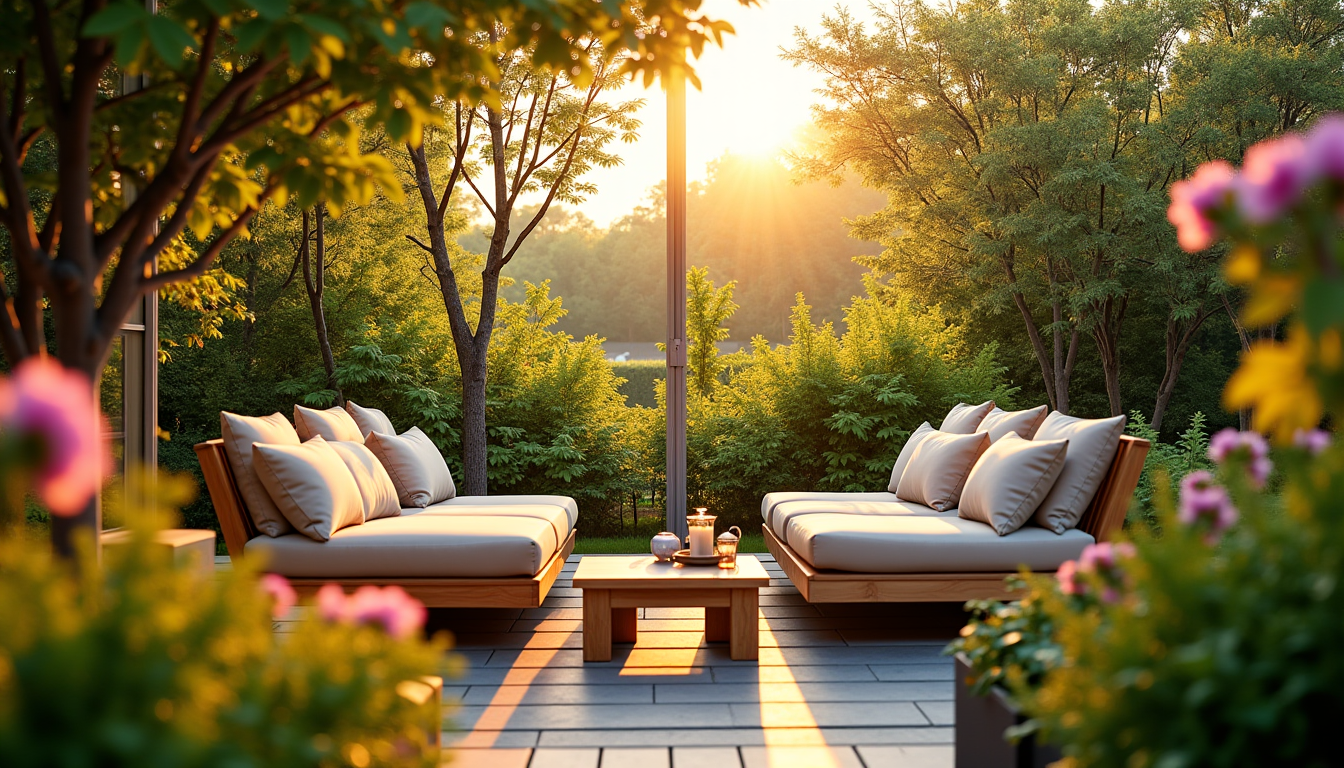 Créez un espace de détente unique dans votre jardin