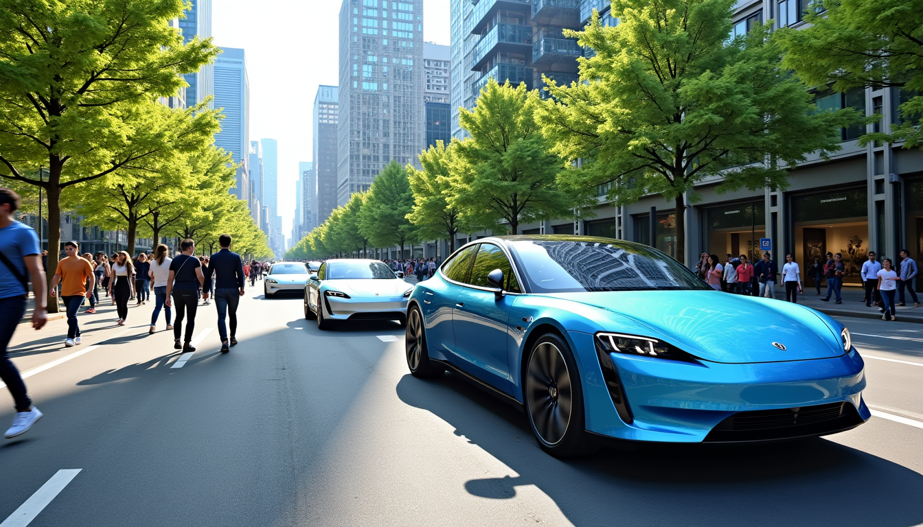Les voitures électriques révolutionnent la mobilité urbaine